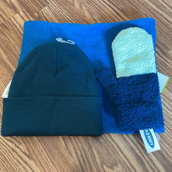 Old Navy Winter Accessories Gift Set Unisex Teal Blue - Picture 3 of 4